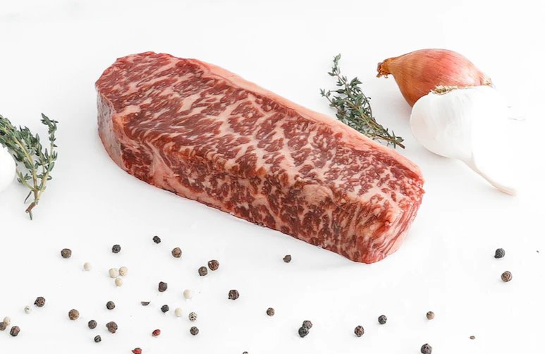 Grass-Fed Australian Wagyu Striploin (Type: Marble Score 7)