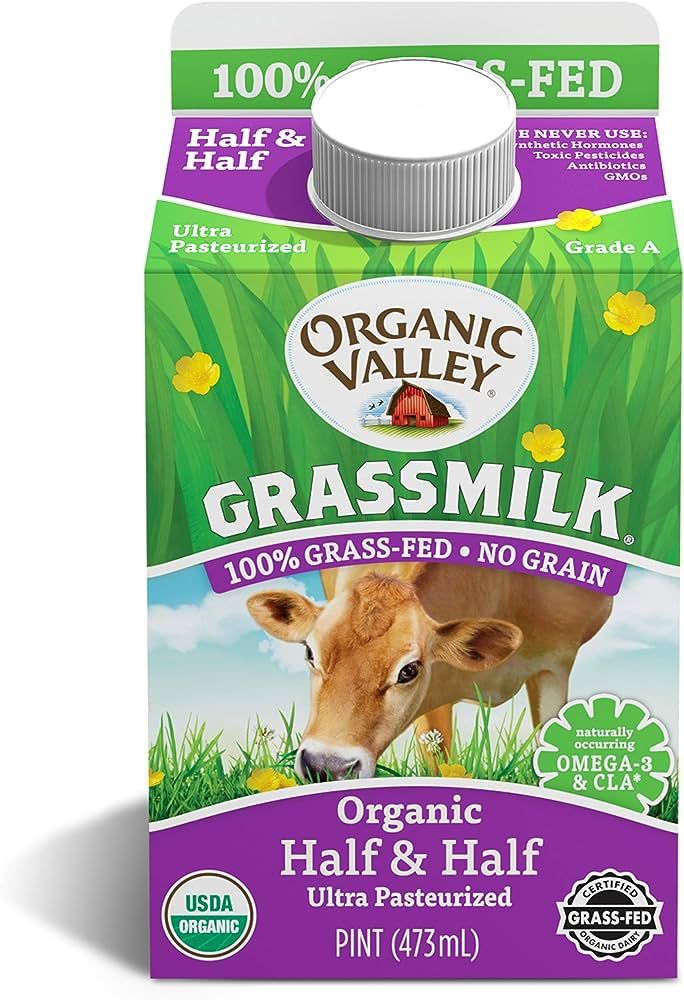 Organic Grass-Fed Half-and-Half (Type: Creamer)