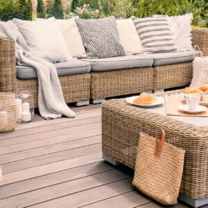 Outdoor Patio Set (Type: Rattan)