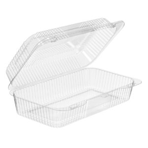 Plastic Hinged-Lid Bakery Containers