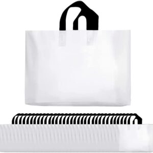 Plastic Shopping Bags with Handles (12" x 16")