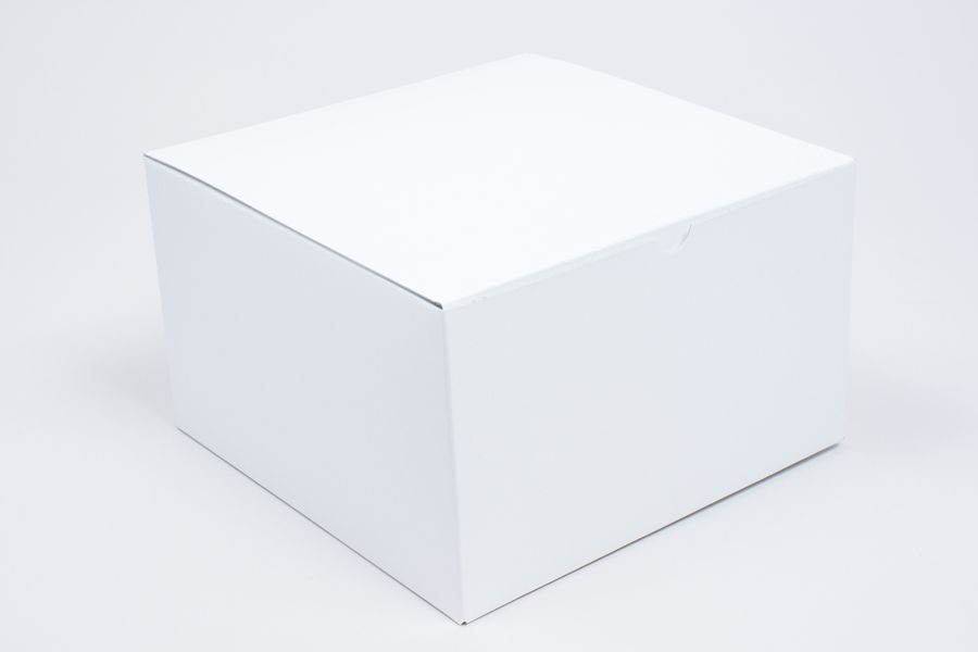 White Tuck Top Bakery Boxes (8" x 5" x 4")