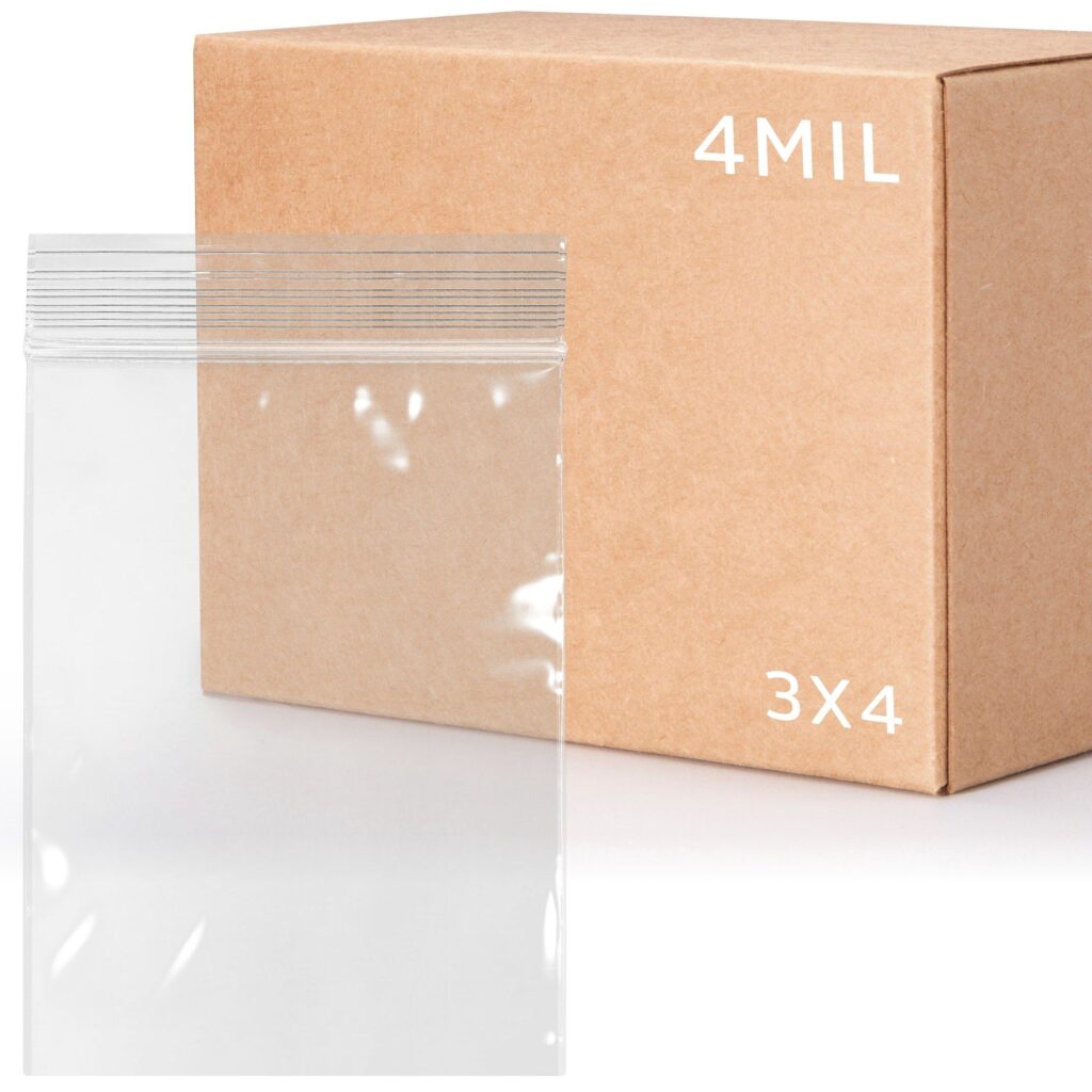 Ziplock Reclosable Bags (3" x 4")